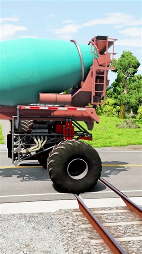 train track monster trucks vs tow trucks #short #beamng #beamngdrive #trucksvs