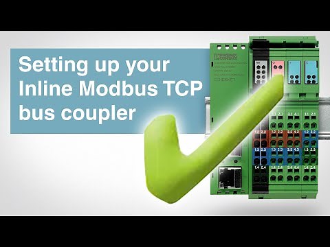 How to set up an Inline Modbus TCP bus coupler and its local I/O