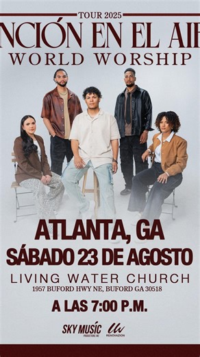 3.6K views |  WORLD WORSHIP – UNCIÓN EN EL AIRE TOUR – EN VIVO EN...