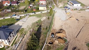 Construction, Field, Excavator. Free Stock Video