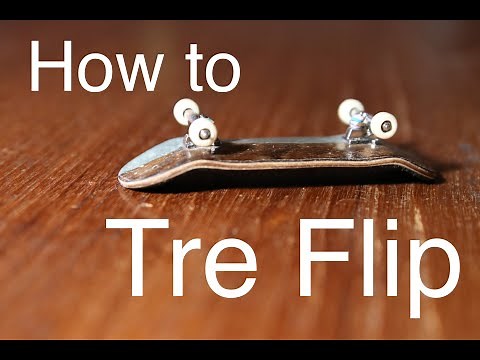 How to Tre Flip on a Fingerboard