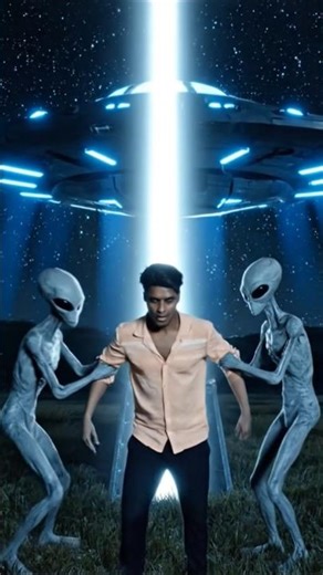Aliens Ne Mujhe Kidnap Kar Liya! 🛸😱 | Sci-Fi VFX Edit#Aliens #UFO #VFX #Cinematic #SciFi#shorts #ai