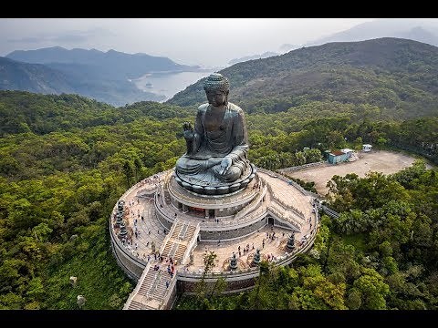 The Majestic Tian Tan Buddha in Stunning 4K Drone Footage