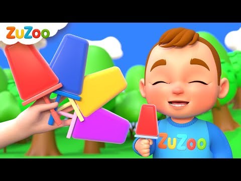 lollipops finger family song nursery rhymes | ZuZoo Nursery Rhymes & Kids Songs