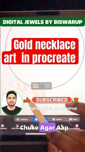 Procreate Necklace Drawing | Easy Jewellery Design for Beginners