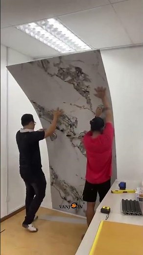 Installation of High Gloss Finish UV Board