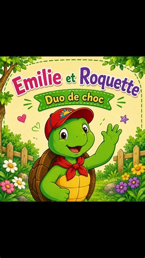 Coloriage Franklin terminé par Émilie et Roquette