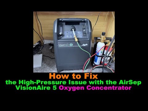 AirSep VisionAire 5 Oxygen Concentrator High Pressure Beeping Issue Fix