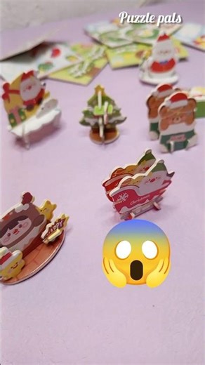 Cute Christmas Wooden Puzzle Pals | Fun 3D Puzzle Review for Kids 🎄🧩#KidsPuzzles#PuzzlePals