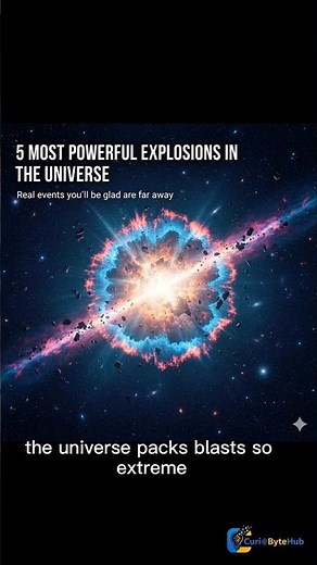 5 Most Powerful Explosions in the Universe (Real Events) 💥✨