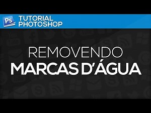 Photoshop - Como remover Marcas D'Água simples