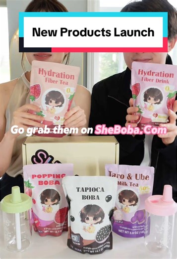 New Strawberry Drink and Taro Milk Tea Launch