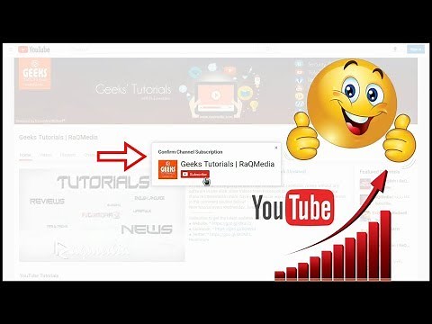 How To Create YouTube Channel Subscribe Popup Button