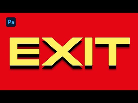 3D Text EFFECT in Adobe Photoshop - v2