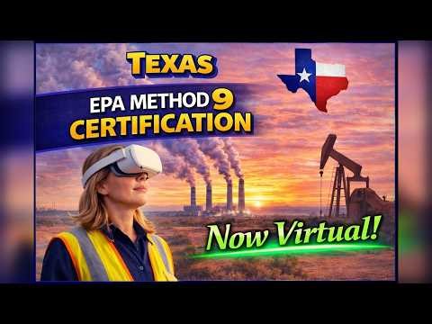 Virtual EPA Method 9 Certification in Texas | TCEQ & EPA Approved