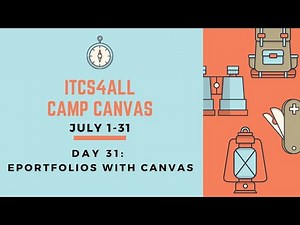 Day 31: ePortfolios in Canvas