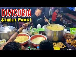 FILIPINO STREET FOOD ADVENTURE at the CRAZY BUSY DIVISORIA MARKET -Philippines Street Food in Manila