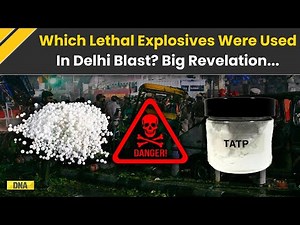 Delhi News: 'Mother Of Satan, TATP, Ammonium Nitrate' List Of Lethal Explosives Used In Delhi Blast