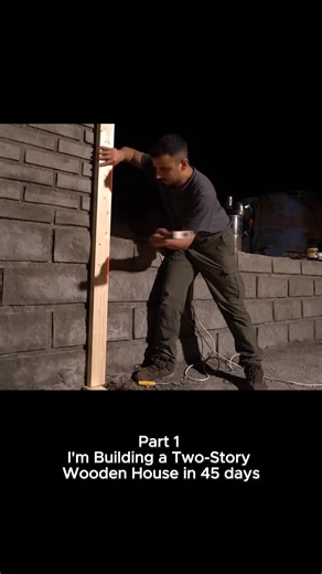 Building a Two-Story Wooden House in 45 Days