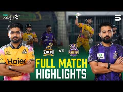 Full Match Highlights | Peshawar Zalmi vs Quetta Gladiators | Match 29 | HBL PSL 11 | MZB1J