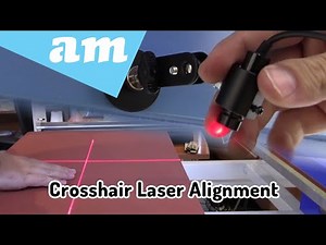 Crosshair Laser Alignment Kit with Magnetic Base for Easy Material Repeating Placement
