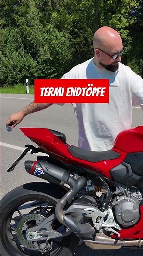 Panigale v2s 2025 termignoni Auspuff Sound vergleich zum Original
