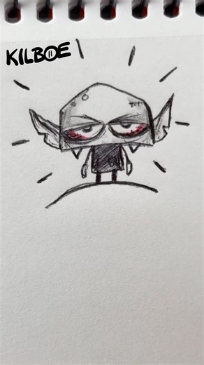 CREEPY VAMPIRE !!! Things to draw when bored...