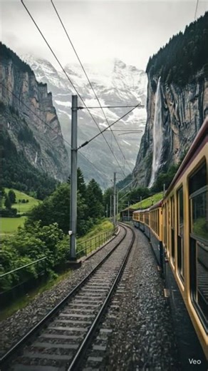 A Romantic Train Journey Through Switzerland’s Breathtaking Mountains #emotionalreel