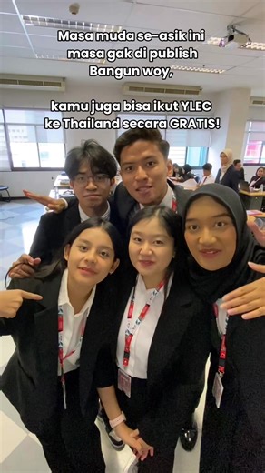 Masih Muda harus publish Prestasi dong 🤫🔥 Sawasdee Goldnationers!👋🏻 Masa muda harus dibikin spesial dong, karena di masa-masa ini kita ngelewatin banyak experience di usia yang gak akan terulang lagi😆‼️ Info penting buat kamu Pemuda! Goldnation lagi cari calon delegasi Fully Funded buat di biayain sepenuhnya exchange ke Thailand lhoo🤫🇹🇭 Kamu bakal dapetin: ✅ Tiket Pesawat PP ✅ Penginapan Selama Program ✅ Sertifikat super kece ✅ 3x Special Webinar ✅ Speaking Class ✅ Conference ✅ Relasi Na