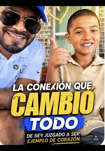La conexión que cambió todo , de ser juzgado hacer ejemplo de corazón 💙 y es que la manera como Arturo trata a Junior dice lo mucho de cómo es como persona #Arturovilla #mayritayelcharro #junior #paciencia #conexion