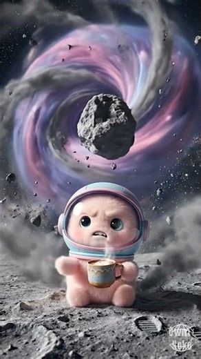 NASA WON’T EXPLAIN THIS 🍩 A DONUT ALIEN ON THE MOON #animation #shortsviral