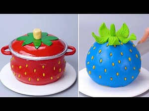 Realistic Fondant Fruit Cake Decorating Recipes | So Yummy 3D Cake Ideas | Easy Fruit Dessert Hacks