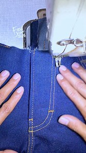 Easy way to install a simple zipper on jeans 😇🙏🏼 #sewing #fb #jeans #Rell | Swedy Erwin