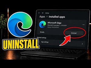 How to UNINSTALL Microsoft Edge | Remove Edge Browser from Windows