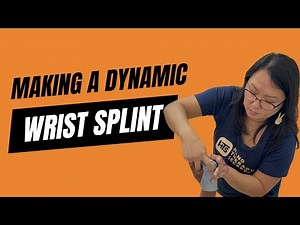 Orthosis Advanced - How to Make a Dynamic Wrist Finger Ext Splint