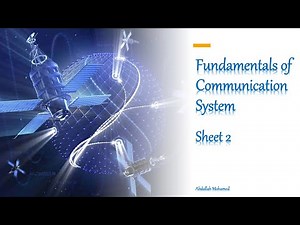 Communication system || Sheet 2