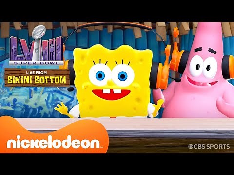 Every SpongeBob Moment at Super Bowl LVIII on Nickelodeon! | Nickelodeon