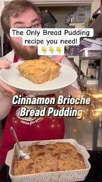 I Made Cinnamon Brioche Bread Pudding And Now I’m Emotionally Attached! #BreadPudding