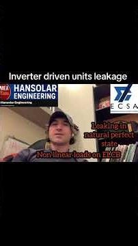 Why Inverter Aircons Trip ELCBs – Non-Linear Loads Explained #hansolarengineering #fyp