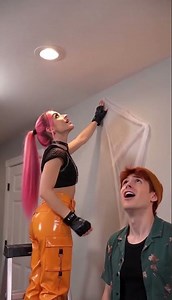 She Added More Spider Webs… Until The House Became A Giant Nest😂🕸️ #Halloween #Funny #Comedy #Shorts