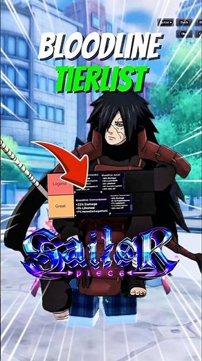 Best Bloodlines in Sailor Piece 🔥 Don’t miss these OP picks! #sailorpiece #roblox