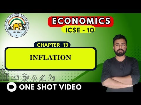 Inflation | [ ICSE Economics Class 10] | Chapter 13 | One Shot