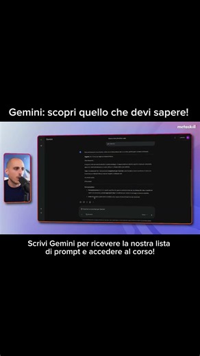Commenta GEMINI e ti mandiamo il link in privato