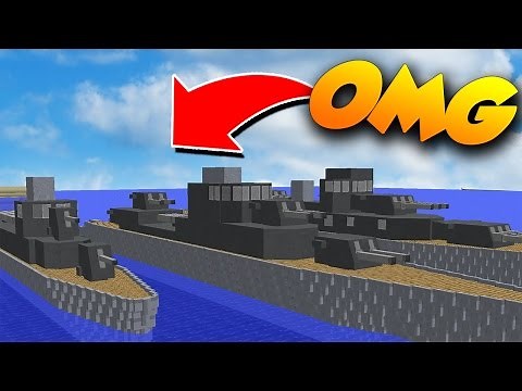 UNE BATAILLE NAVALE RÉALISTE - NO MODS Minecraft