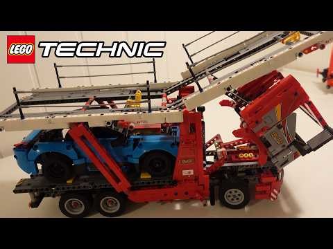 Lego Technic 42098 Car Transporter Look Through