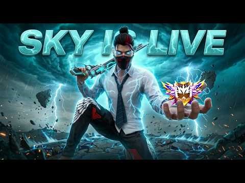 🔴SKY PLAYING BR- RANK 🎯 ON LIVE | NEW SEASON 50 | GARENA FREE FIRE🎮