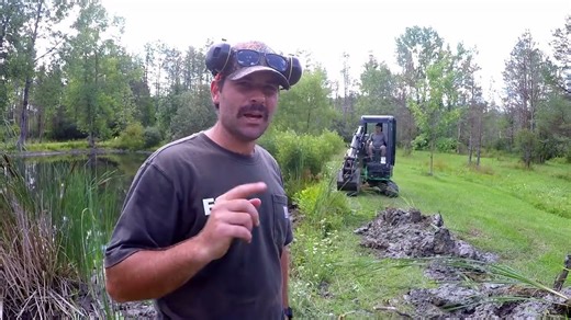 Is this mini excavator too small for pond dredging?