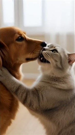 Cute Cat and Dog Friendship | Playing Together & Having Fun 🐶🐱