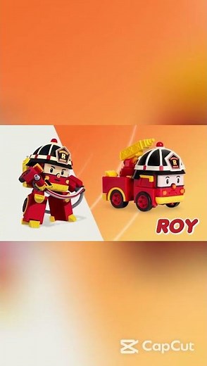 Robocar Poli Transform Mainan Anak Figure Robot Amber Roy Heli Mark Buckey