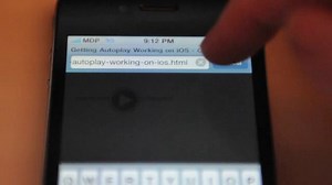 Getting Autoplay Working on iOS